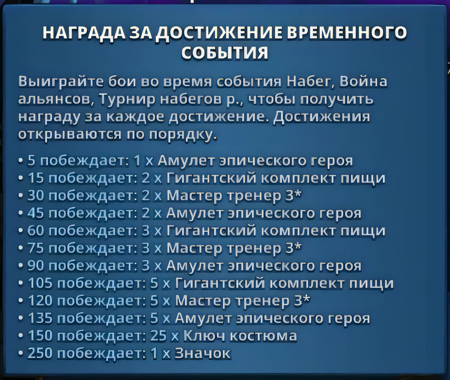 Награды «Обновления 2026» за победы — экран события в игре
